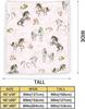 Couvertures de Cheval Cadeaux pour Filles Femmes Chevaux Western Fleurs Animal Polaire Flanelle Couvertures Jetées Doux Léger Cheval Peluche Stu