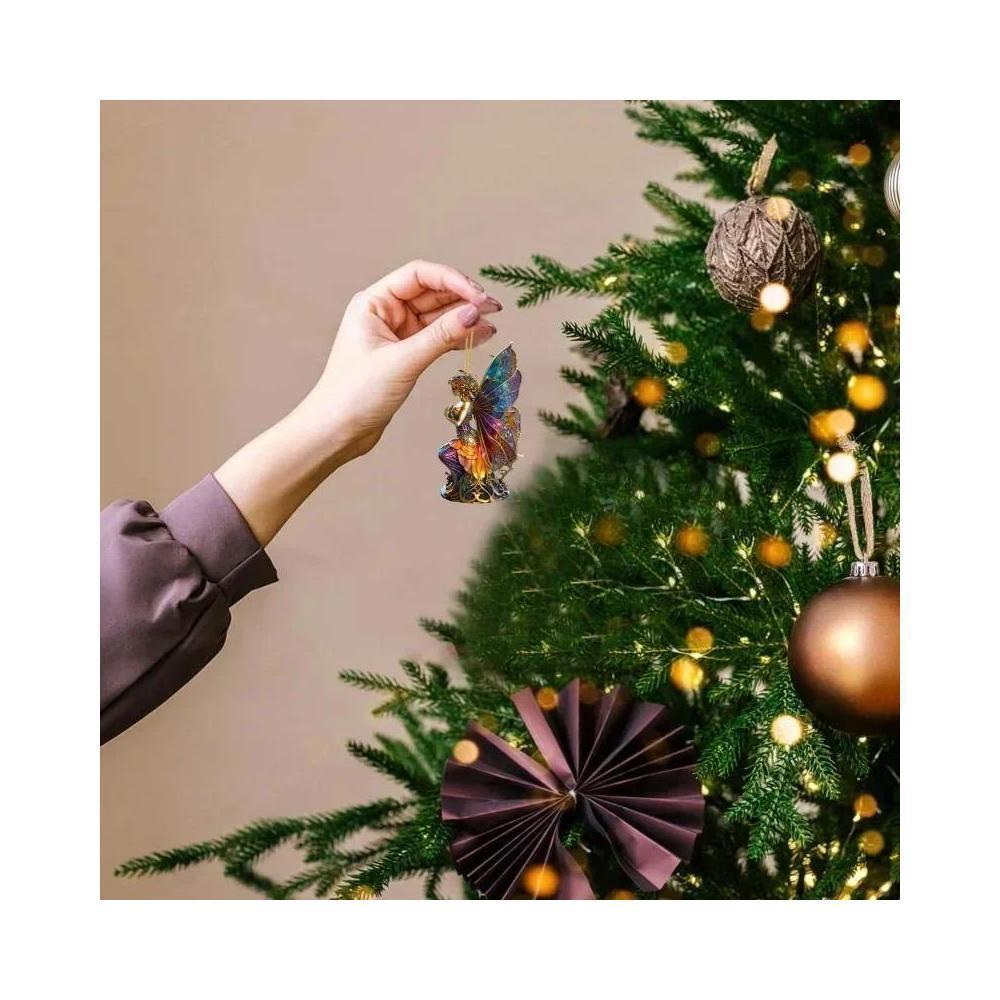 Krásné víly Malovaný přívěsek Zábavná tajemná ozdoba Kreativní design Domácí zahradní dekorace Vhodná obývací pokoj Závěsná dekorace