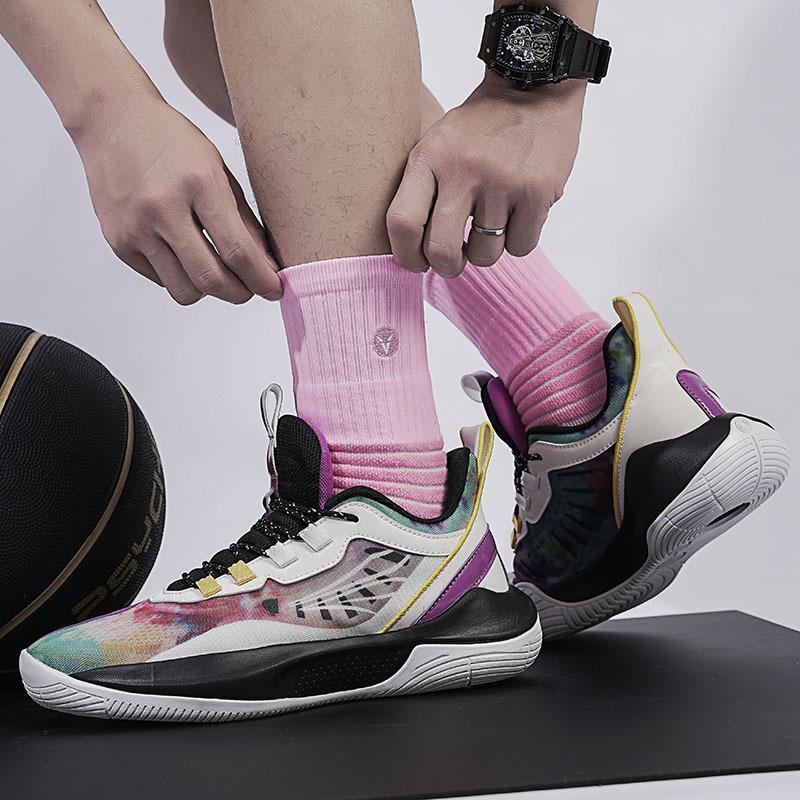 

Leisure students shock-absorbing, breathable and wear-resistant spring and summer versatile sports shoes 2025 non-slip youth new basketball shoes 36