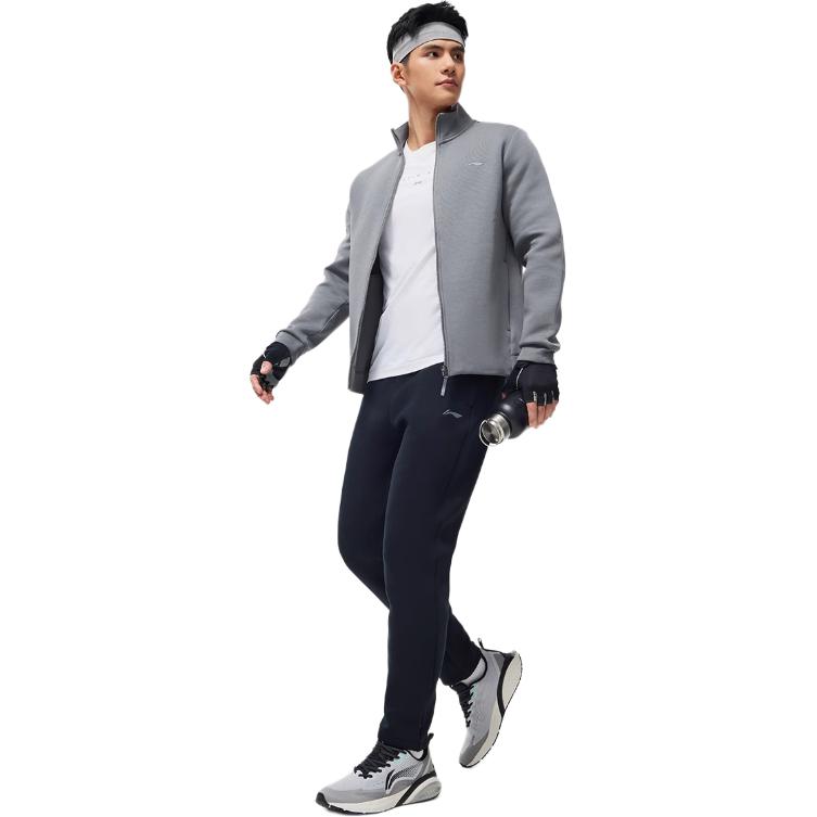 Li Ning Fitness Series Sweatshirt Men's Shadow Gray AWDU125-3