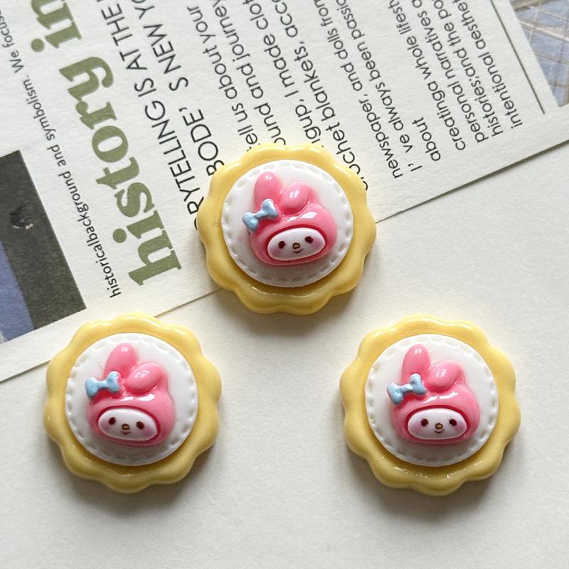 10 Pcs New Kawaii Cartoon Kitten Anime Characters Resin Scrapbook Diy Jewelry Gift Bow Knot Decorate Hairpin Accessories A26