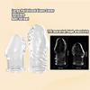 Extension Reusable Condom Penis Sleeve Male Enlargement Time Delay Clit Massager Cover Crystal Clear Adult Sex Toy