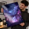 Torii Gate To a Starry Sky Poster Retro D Printed Metal Signs Customized Wall Hanging Gift for Decor Room Home Decorations Art