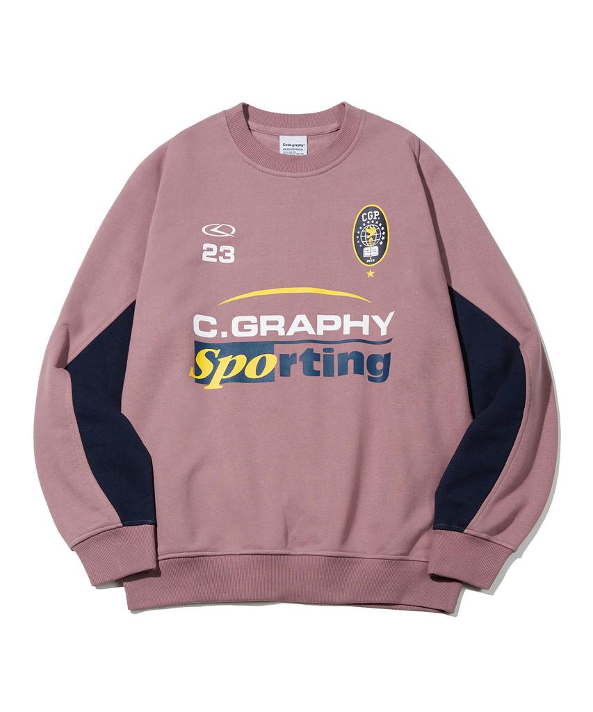 CGP Sporty Color Block Sweatshirt_Indie Pink