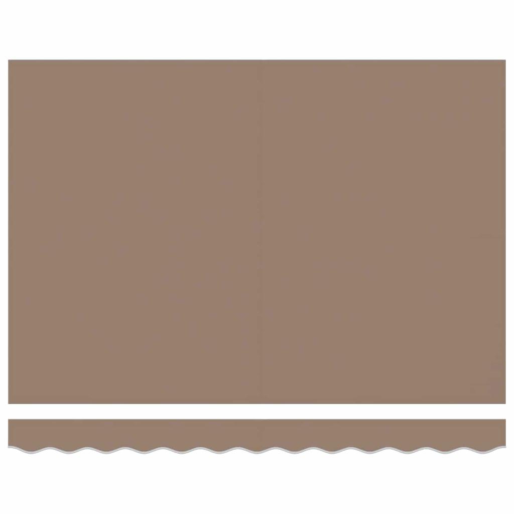 Electric Retractable Awning Taupe 3.5 x 2.5 m