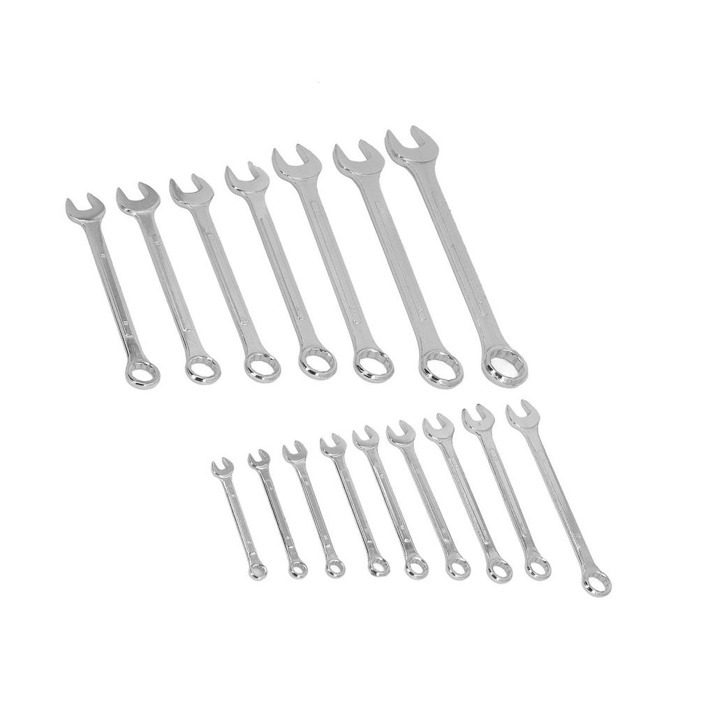 16-teiliger Kombinationsschlüssel Cr-Vanadium-Stahl Pentalobe Maulschlüssel Doppelzweckschlüssel-Satz