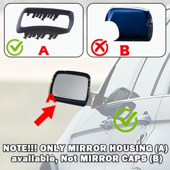 1pcs For BMW E53 X5 1999~2006 Door Mirror Cover Cap Trim Ring Left Driver Side