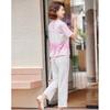 Pasite Women's Summer Short Sleeve Top & Pants Set