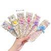 1/3Pcs Sweet Cute Baby Headbands Bangs Stickers Girls Princess Hair Artifact Kids Headwear Photography Props