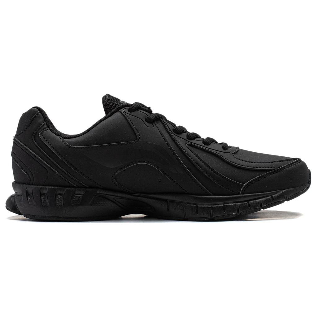 New LiNing Cushioned Slip Resistant Lightweight Low Top Running Shoes Men's Black ARBS009-5