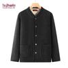 YUZHAOLIN Men's Warm Padded Jacket Cardigan