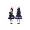 [asayurii] Girls' Rabbit and Fox Police Halloween Costume, Kids' One-Piece Dress, Anime Animal Costume, Long or Short Sleeve, Police Officer Costume,