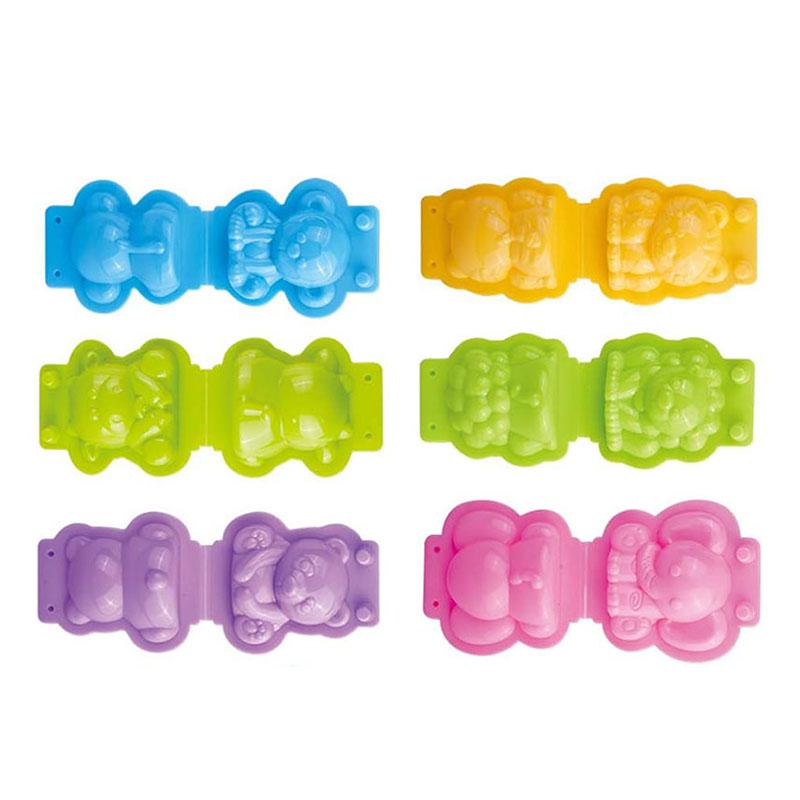 Cartoon 3D Tier Kneteformen DIY Kreationswerkzeuge für Kinder Kleinkinder Verschiedene Tierformen Nudelhölzer Ton Knete Zubehör