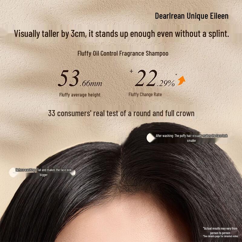 Einzigartiges Irene Glamour Water Volumenaufbauendes Öl-Kontroll-Shampoo