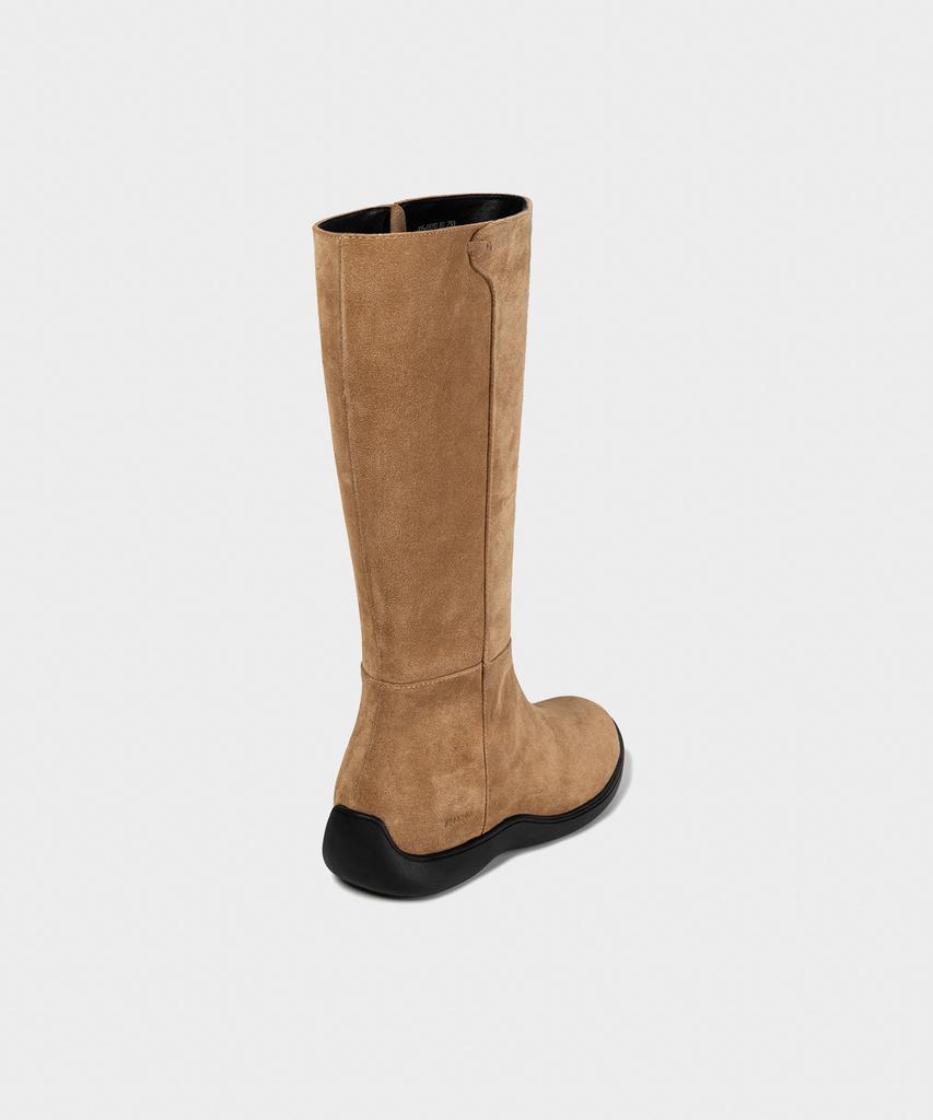 Khiho Clean Molded Long Boots Beige
