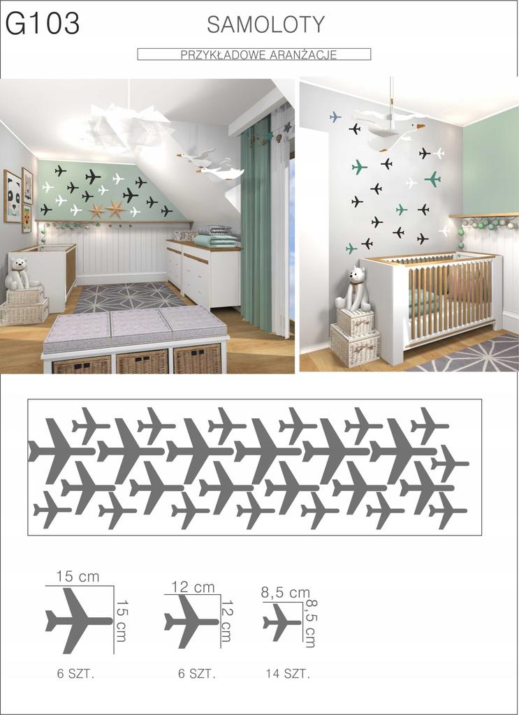 Wall stickers, shapes, sets, stars