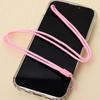 2Pcs/Set Lanyard Nylon Multi-purpose Hanging Neck Long Rope for Mobile Phone Portable Gasket Cards Lanyard String Holders 45cm