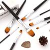 8Pcs Multipurpose Paintbrushes Flat Shape Paint Brushes Professional Paint Brushes Set  Artists