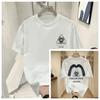 2026 Americanstyle Highend Trendy Shortsleeved Tshirt Mens and Womens Trendy Brand Roundneck Summer Pure Cotton