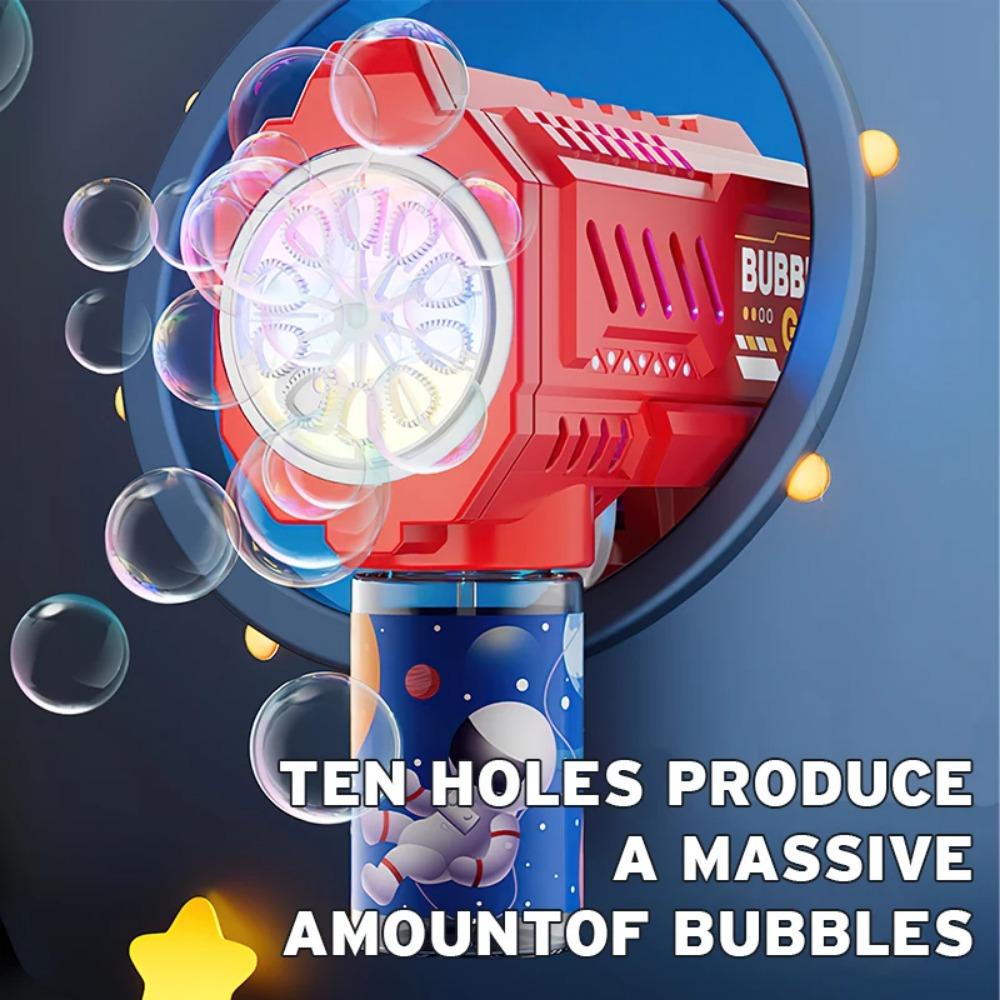 1PC Fully Automatic Children's Bubble Machine Luminous Toy Gift Bubble Gun Bubble Stick Without Battery Without Bubble Water