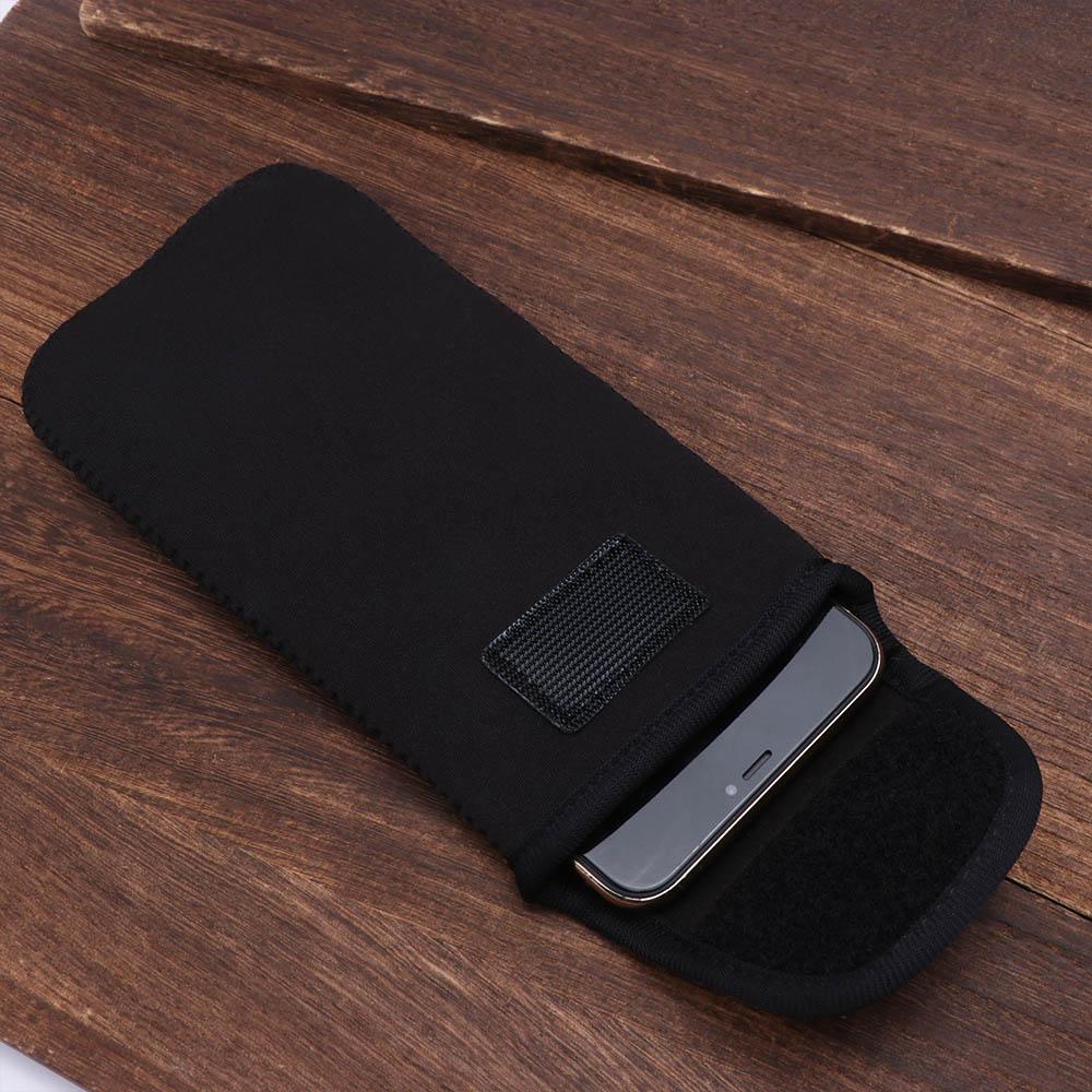 Neoprene Phone Protective Pouch Case Cover Mobile Phone Pouch Black Mobile Phone Bag Universal