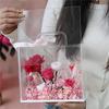Acrylic Flowers Handbag Gift Bag with Ribbon for Christmas and Thanksgiving