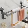 Taile AW838 Punch-Free Space Aluminum Double Towel Rack