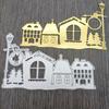 Christmas Building Tree Metal Cutting Dies Stencils Dies for DIY Scrapbooking Dies Card Paper Decor Embossing Die Cut