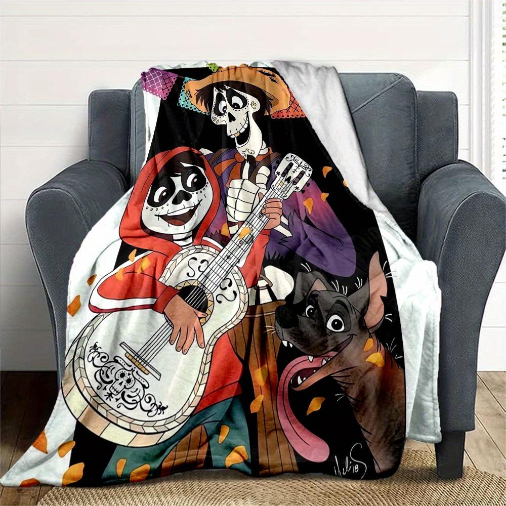 1 Stück, Coco Decke Cartoon Überwurfdecke, Weiche Bettwäscheabdeckung, Geschenk für Freund, Outdoor-Decken, Wohnzimmer