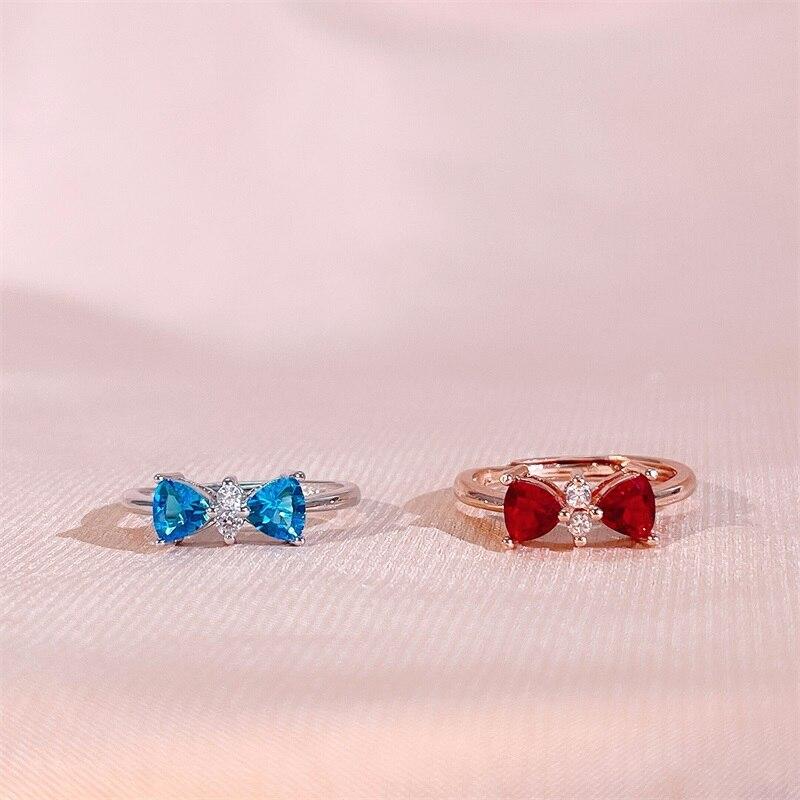 BELLA BOX Anello da donna di lusso aperto regolabile taglia gioielli festa di nozze regalo all'ingrosso