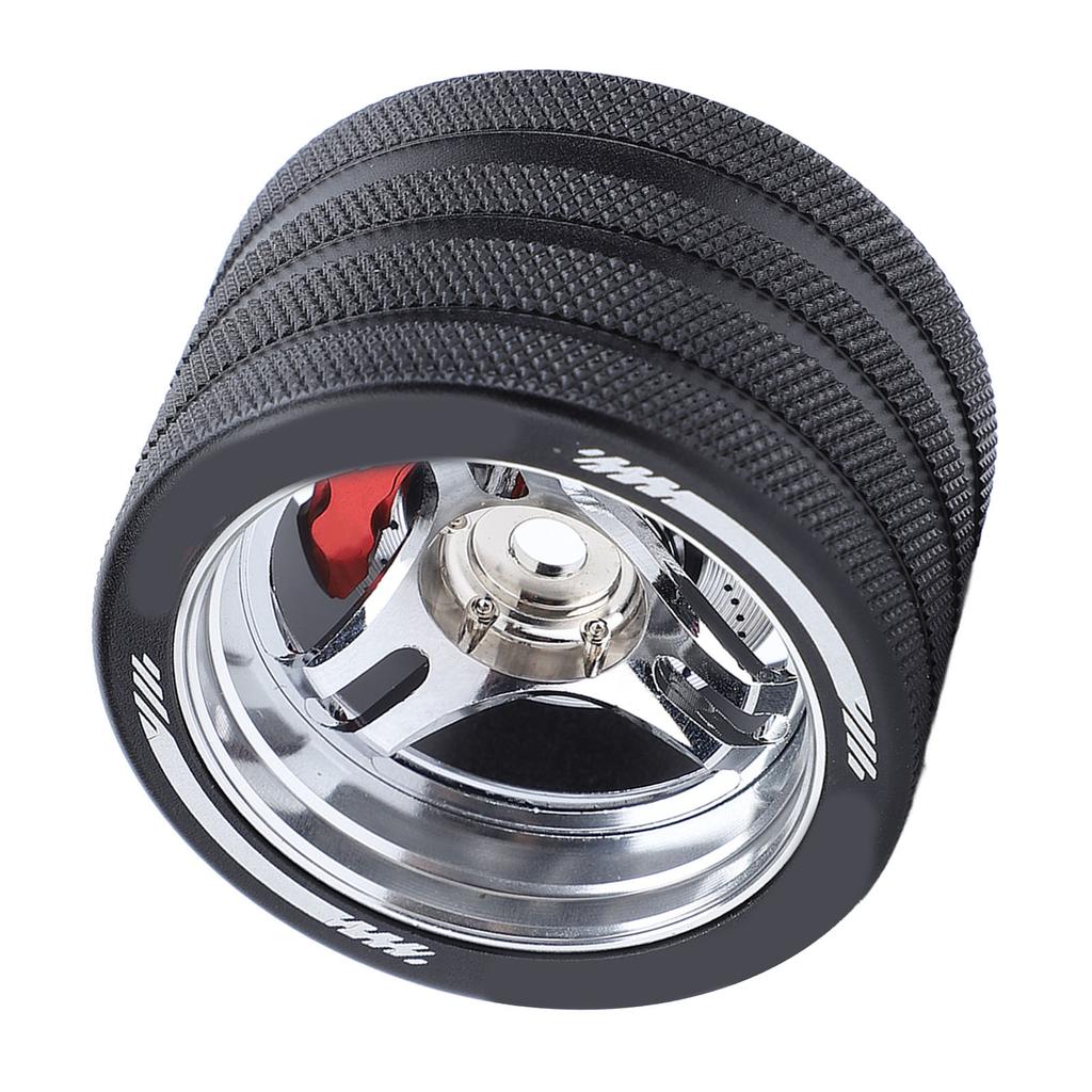 RC Transmitter Steering Hand Wheel Replacement Accessory Aluminum Alloy RC Steering Wheel Grip for for FUTABA