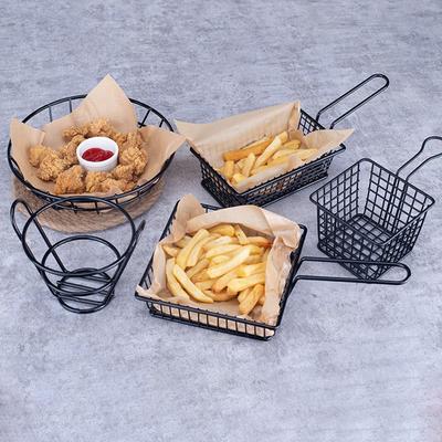 For Kitchen Restaurant Display Basket French Fries Basket Snack Container Tableware Food Bucket