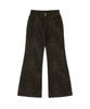 FANCY CLUB Leopard Bootcut Pants (Brown) F25Qd892