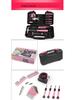 39-Piece Pink Ladies Tool Set with Full Set of Carbon Steel Tools In Colorful Blow Molded Box