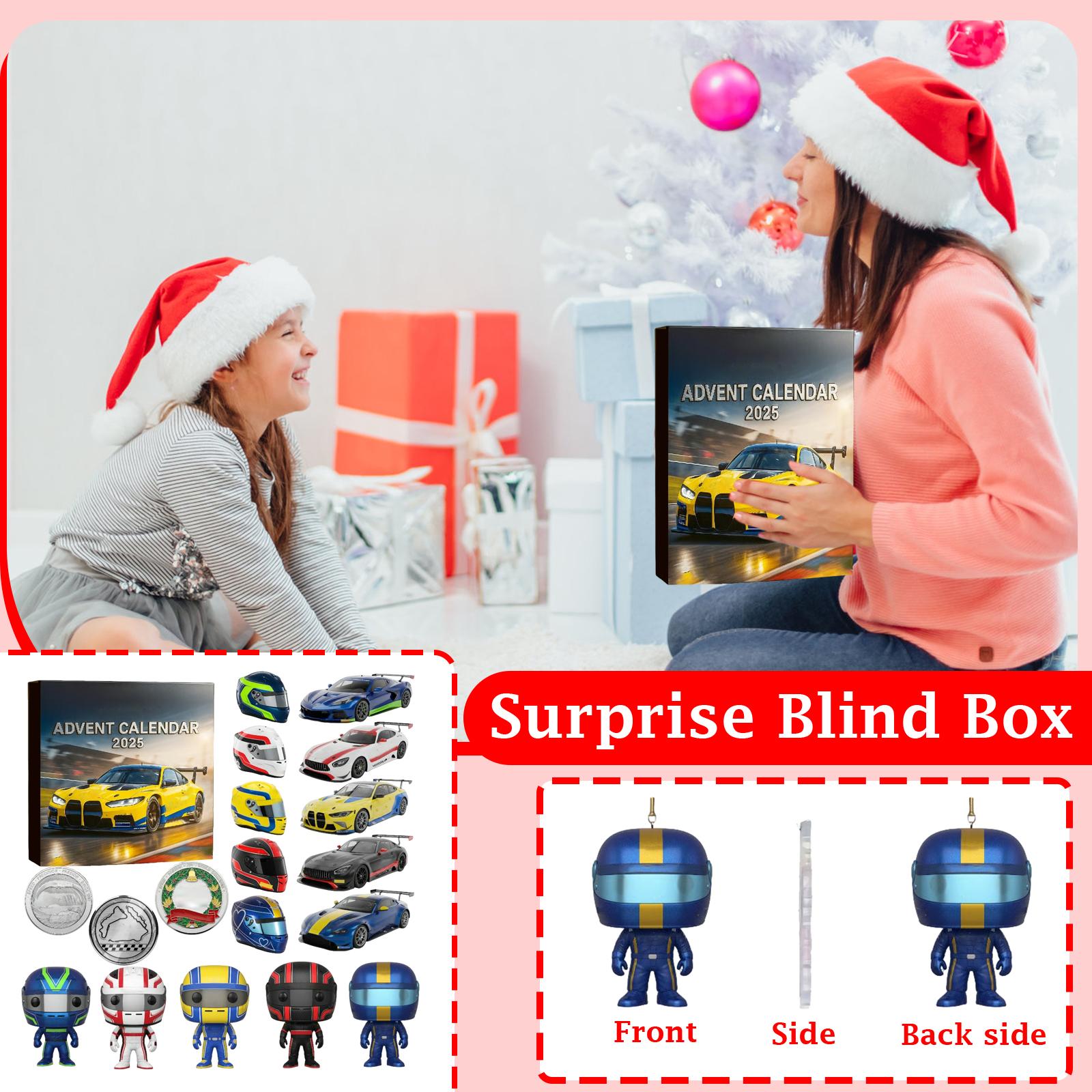 

2D Plane+airplane Box +24PC+ Fitness Decoration Advent Christmas Countdown Box Calendar One Size