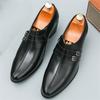 Neue Britische Herren Spitzschwarze Absatzsteigernde Lackleder Schuhe Männliche Hochzeitsanzug Formelle Schuhe Zapatillas Hombre