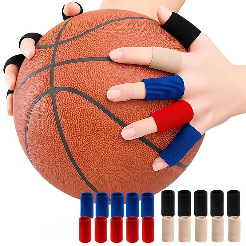 10Pcs Finger Sleeves, Finger Compression Sleeves, Finger Sleeves, Compression Finger Sleeves, High Elasticity And Breathable
