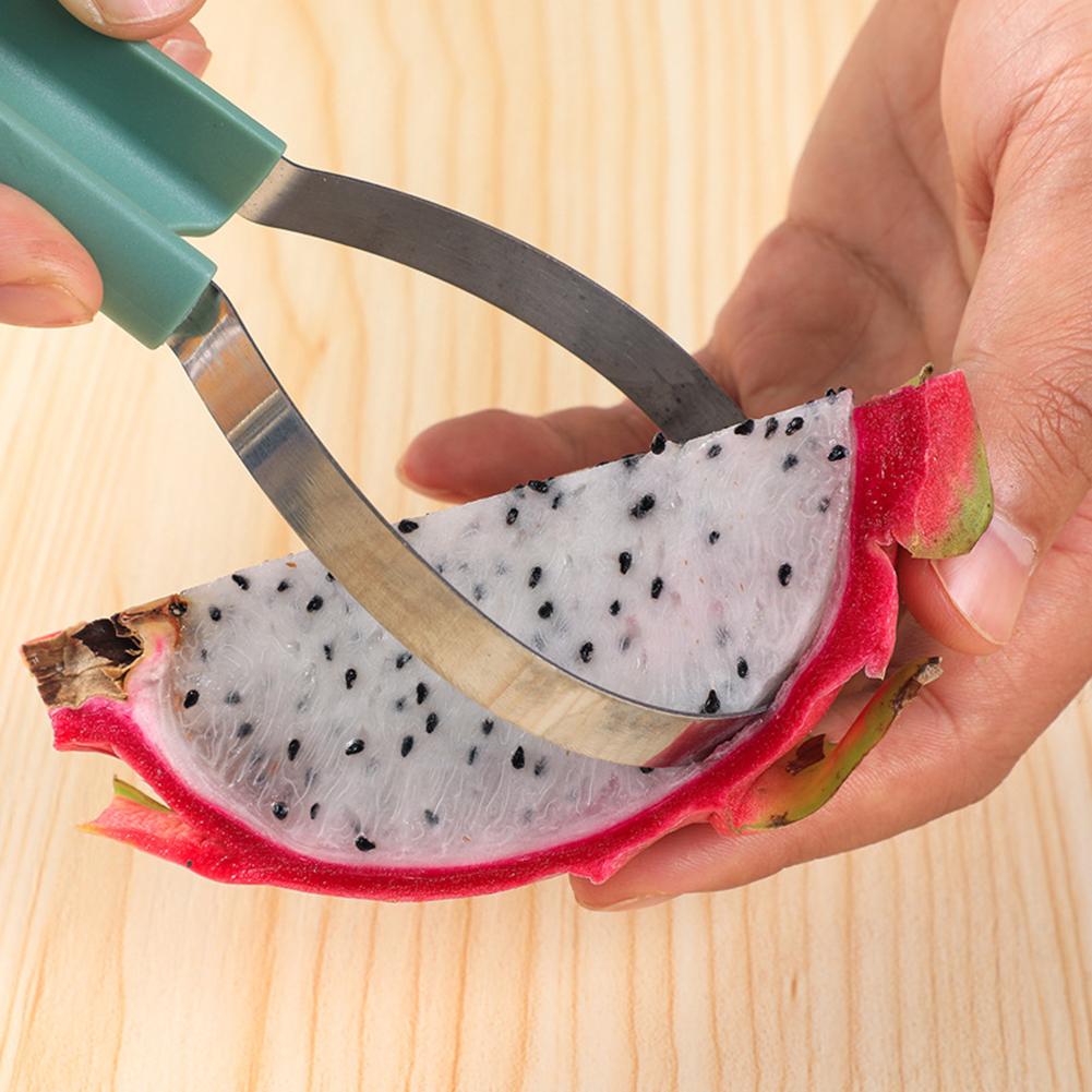 3 In 1 Watermelon Slicer Cutter Scoop Fruit Carving Knife Fruit Platter Multifunctional Fruit Dig Pulp Separator Kitchen Gadgets