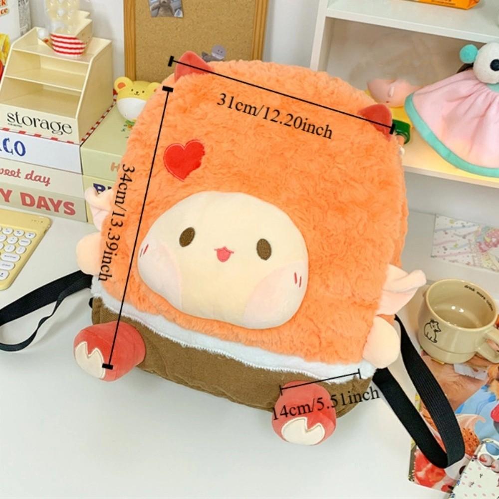 Kawaii Cartoon Fluffy Backpack Casual Plush Shoulder Bag Cute Student’s School Bag  Outdoor