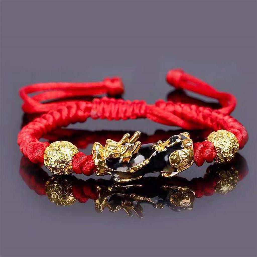 Feng Shui Glücks-Farbwechsel Pixiu Armbänder Für Frauen Männer Gebetsperlen Tier Reichtum Gesundheit Armband Chinesischer Schmuck Geschenk