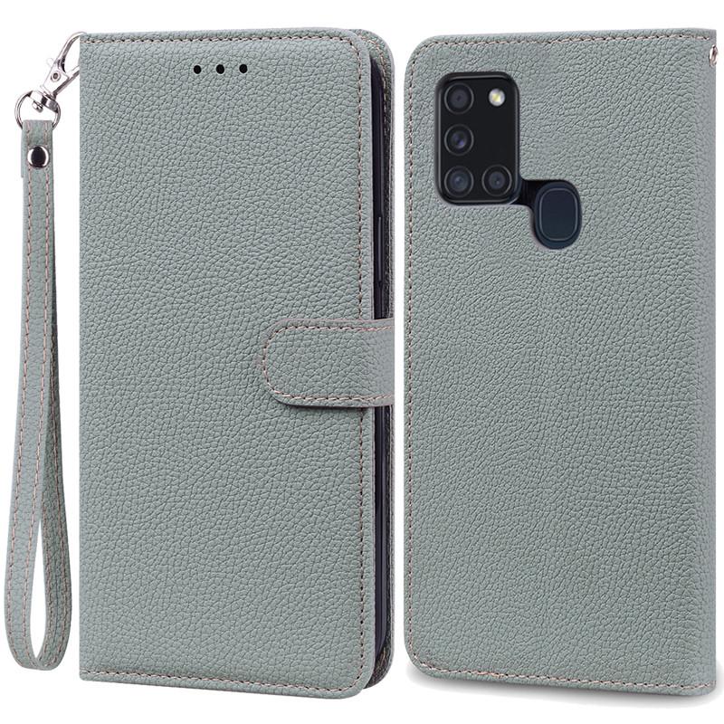 Pouzdro A21S pro Samsung Galaxy A21S Pouzdro Peněženka Kožené flipové pouzdro pro Samsung A21S Pouzdro A 21s A217F Měkký silikonový kryt Fundas