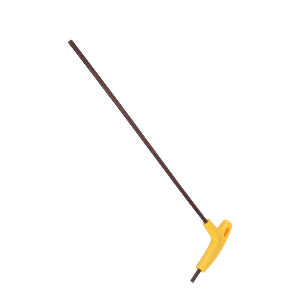 Hex Key Alloy Steel Flat Head T Shaped Large Torsion Portable Hex Crutch Wrench 5mm