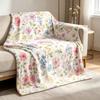 1 Stück Wildblumen-Decke Kuschelige Flanell-Decken Überwürfe Einzigartige Geschenke Plüschblumen Thema für Frauen Mädchen Geschenkidee Ganzjahresgebrauch