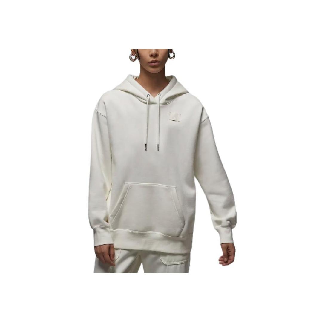 

Jordan Свитшот с капюшоном и нашивкой-логотипом Flight Fleece, женский свитшот Sail FV7051-133 S