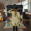 Michael Olise Printed Flannel Blanket, Soft Throw for Bedroom Sofa, Washable,soccer Fan Merchandise, Great Gift.