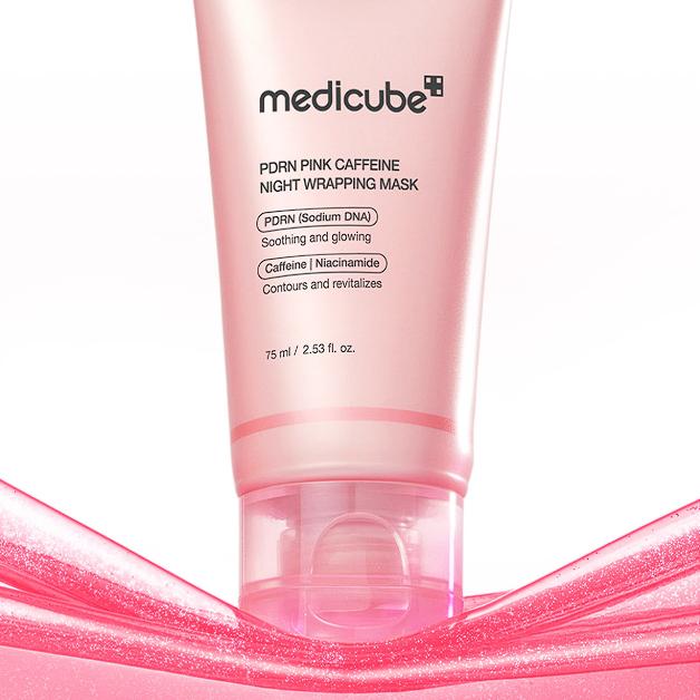 Medicube Masque de Nuit Enveloppant PDRN Rose Caféine 75ml