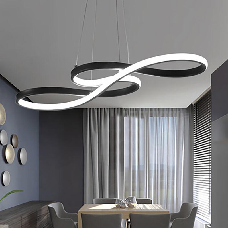 Linpan Musical Note LED Living Room Chandelier