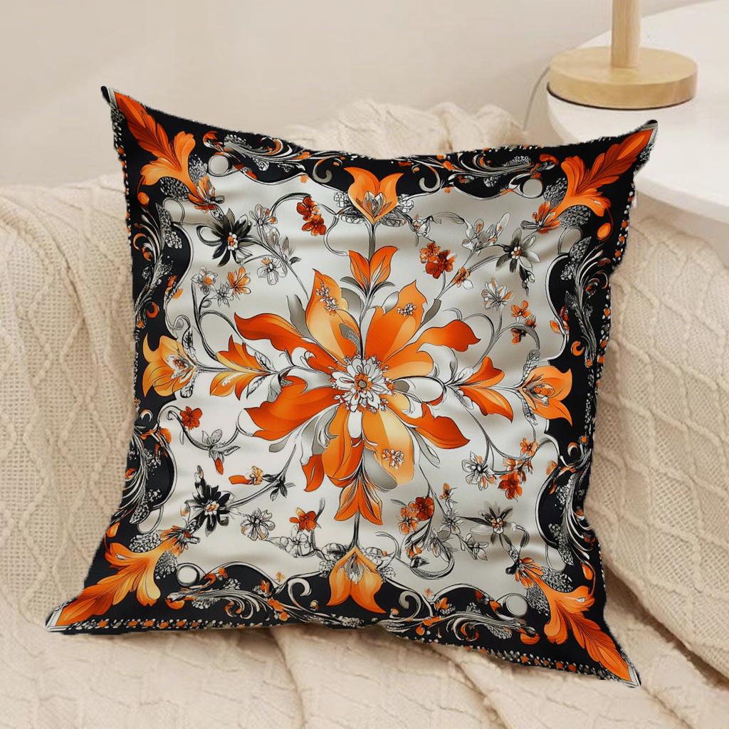 

Floral & Paisley Printed PillowcasesSuitable for sofa car bedroom decorative cushion cover pillow cover 16x16Inch