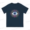 Tops  Cotton Leisure Sports  Evil Eye Unisexs and Womens Tshirts   Tshirt Top