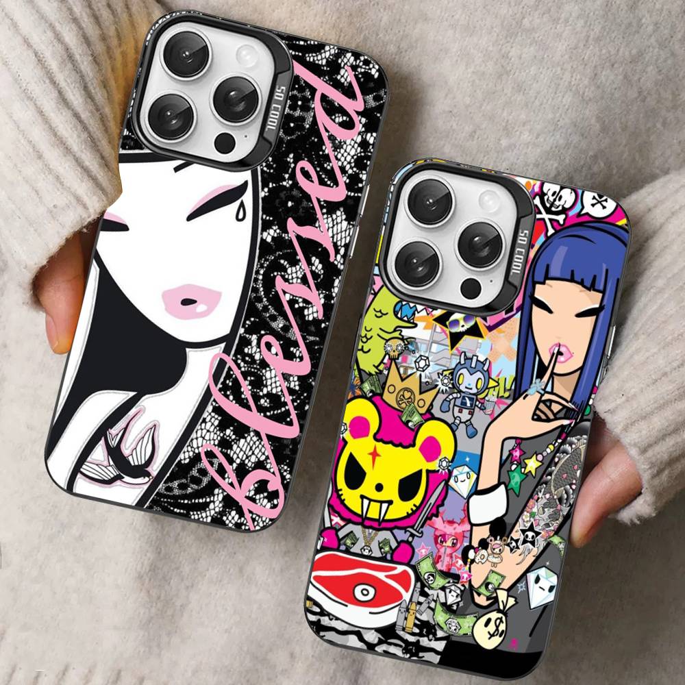 Japan Tokidoki For IPhone 17 16 15 14 13 12 11 Pro Max Plus Matte Color Back Phone Cover